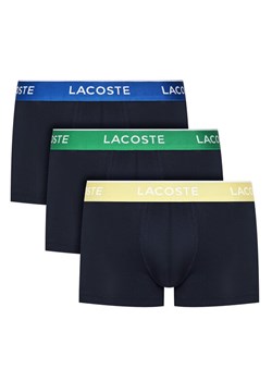 Lacoste Komplet 3 par bokserek 5H1297 Granatowy ze sklepu MODIVO w kategorii Majtki męskie - zdjęcie 184016275