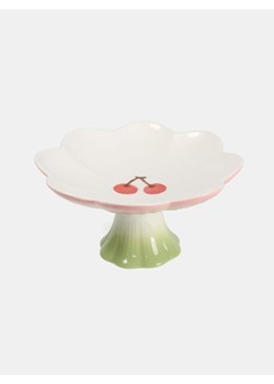 Sinsay - Ceramiczna patera na nóżce - biały ze sklepu Sinsay w kategorii Tace - zdjęcie 184018445