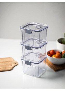 Sinsay - Pojemniki do przechowywania 3 pack - szary ze sklepu Sinsay w kategorii Pojemniki kuchenne - zdjęcie 184018486