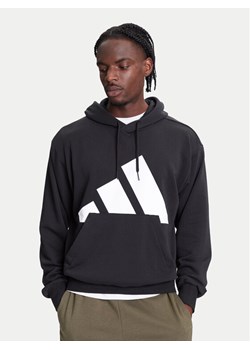 adidas Bluza Essentials Big Logo IN6164 Czarny Regular Fit ze sklepu MODIVO w kategorii Bluzy męskie - zdjęcie 184019215