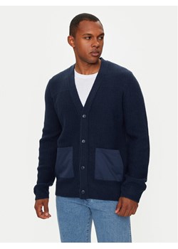 Wrangler Kardigan 112357288 Niebieski Relaxed Fit ze sklepu MODIVO w kategorii Swetry męskie - zdjęcie 184019277
