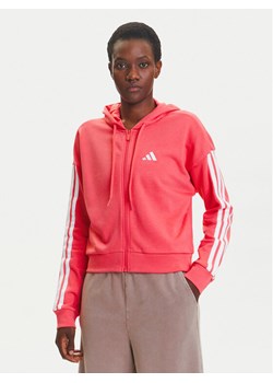 adidas Bluza Essentials 3-Stripes KE4388 Różowy Regular Fit ze sklepu MODIVO w kategorii Bluzy damskie - zdjęcie 184019406