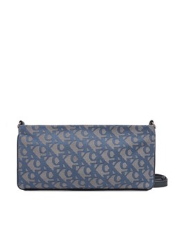 Torebka Calvin Klein Jeans Ckj Monogram Mini Bag LV04K3183G Niebieski ze sklepu eobuwie.pl w kategorii Listonoszki - zdjęcie 184021957