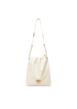 Torebka PINKO Slouchy Classic Bag PE 25 PLTT 104359 A270 Écru ze sklepu eobuwie.pl w kategorii Torebki worki - zdjęcie 184022066