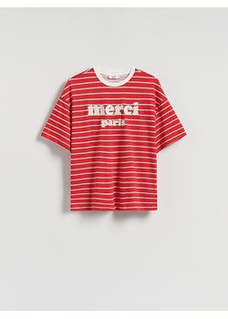 Reserved - T-shirt oversize w paski - wielobarwny ze sklepu Reserved w kategorii Bluzki damskie - zdjęcie 184022828