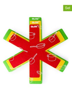 Ibili Ochraniacze na patelnie (3 szt.) w kolorze czerwono-zielono-żółtym ze sklepu Limango Polska w kategorii Akcesoria kuchenne - zdjęcie 184023106