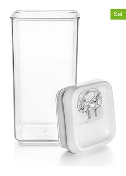 Ibili Pojemniki (2 szt.) w kolorze białym - 900 ml ze sklepu Limango Polska w kategorii Pojemniki kuchenne - zdjęcie 184023108