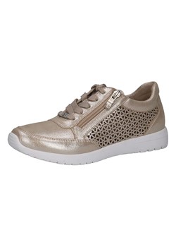 Caprice Skórzane sneakersy w kolorze złotym ze sklepu Limango Polska w kategorii Buty sportowe damskie - zdjęcie 184023337