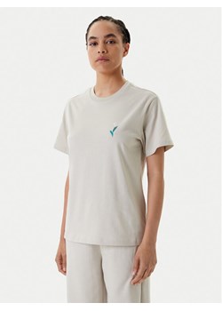 adidas T-Shirt House of Tiro Graphic JM4358 Beżowy Regular Fit ze sklepu MODIVO w kategorii Bluzki damskie - zdjęcie 184023405