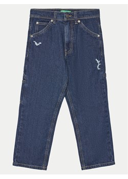 United Colors Of Benetton Jeansy 4DW2CE03G Niebieski Straight Fit ze sklepu MODIVO w kategorii Spodnie dziewczęce - zdjęcie 184023427
