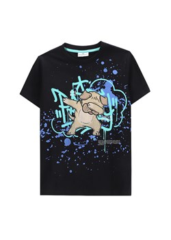 Coccodrillo T-Shirt WC5143203VBB Czarny Regular Fit ze sklepu MODIVO w kategorii T-shirty chłopięce - zdjęcie 184023455