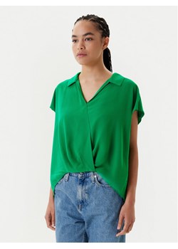 Calvin Klein Bluzka LV044C199G Zielony Regular Fit ze sklepu MODIVO w kategorii Bluzki damskie - zdjęcie 184023466