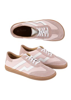 Buty barefoot damskie skórzane Olivier Eliza różowe ze sklepu butyolivier w kategorii Półbuty damskie - zdjęcie 184024528
