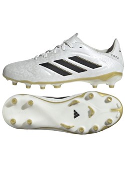 Buty piłkarskie adidas Copa Pure Iii League FG/MG JR2887 białe ze sklepu ButyModne.pl w kategorii Buty sportowe dziecięce - zdjęcie 184024959