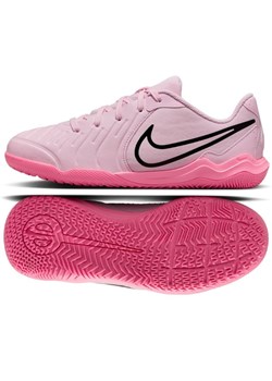 Buty piłkarskie Nike Tiempo Legend 10 Academy Ic Jr DV4350-601 różowe ze sklepu ButyModne.pl w kategorii Buty sportowe dziecięce - zdjęcie 184025067