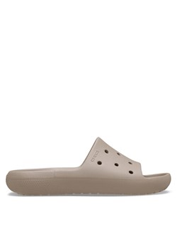 Crocs Klapki Classic Slide v2 209401 Brązowy ze sklepu MODIVO w kategorii Klapki męskie - zdjęcie 184025285