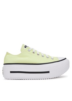 Trampki Converse Chuck Taylor All Star Lift Double Stack Platform A16283C Żółty ze sklepu eobuwie.pl w kategorii Trampki damskie - zdjęcie 184026019