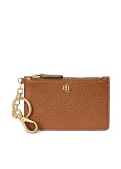 Etui na karty kredytowe LAUREN RALPH LAUREN 432966789007 Brązowy ze sklepu eobuwie.pl w kategorii Etui - zdjęcie 184026085