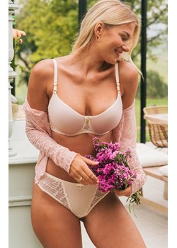 Samanta figi damskie tanga biszkoptowe Amelia M300, Kolor biszkoptowy, Rozmiar L, Samanta ze sklepu Intymna w kategorii Majtki damskie - zdjęcie 184026598