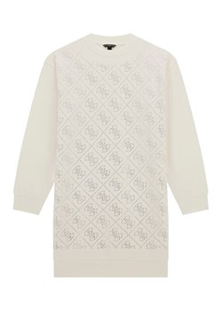 Guess Kids Sukienka 176311 Beżowy Classic Fit ze sklepu MODIVO w kategorii Sukienki dziewczęce - zdjęcie 184026718