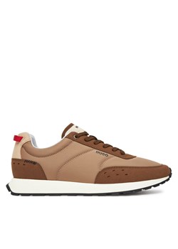 HUGO Sneakersy Icelin 50548502 Beżowy ze sklepu MODIVO w kategorii Buty sportowe męskie - zdjęcie 184026737
