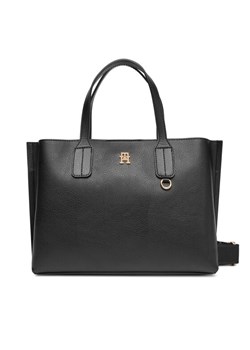 Tommy Hilfiger Torebka Th Distinct Mini Tote AW0AW17459 Czarny ze sklepu MODIVO w kategorii Torby Shopper bag - zdjęcie 184026757
