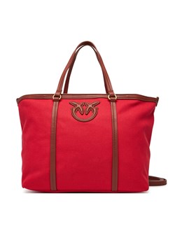 PINKO Torebka Miranda Shopper Classic PE 25 PLTT 104714 A2G2 Czerwony ze sklepu MODIVO w kategorii Torby Shopper bag - zdjęcie 184026765
