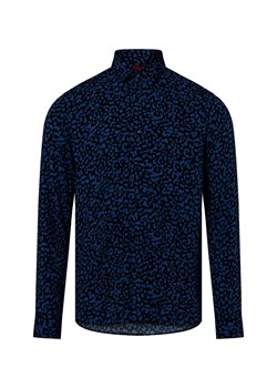 HUGO Koszula męska - Emero Mężczyźni Regular Fit wiskoza niebieski wzorzysty - id: 764922-0001-09900 - marki Hugo Boss - 184027329 HUGO Koszula męska - Emero Mężczyźni Regular Fit wiskoza niebieski wzorzysty ze sklepu vangraaf w kategorii Koszule męskie - zdjęcie 184027329