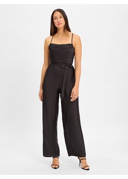 Luxuar Fashion Kombinezon damski Kobiety czarny jednolity ze sklepu vangraaf w kategorii Kombinezony damskie - zdjęcie 184027378