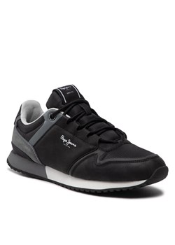 Sneakersy Pepe Jeans Tour Urban PMS30884 Czarny ze sklepu eobuwie.pl w kategorii Półbuty męskie - zdjęcie 184029398