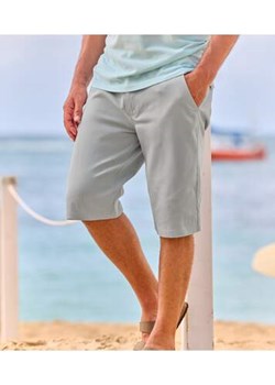 Jasnoszare bermudy chino ze sklepu Atlas For Men w kategorii Spodenki męskie - zdjęcie 184029625