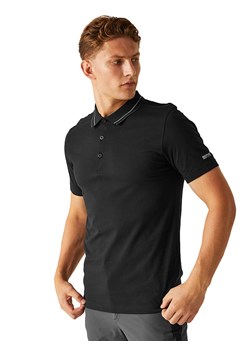 Regatta Funkcyjna koszulka polo &quot;Forley&quot; w kolorze czarnym ze sklepu Limango Polska w kategorii T-shirty męskie - zdjęcie 184029696