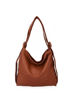 Uniwersalna Torebka Damska Hernan Plecaczek XL Ruda ze sklepu PaniTorbalska w kategorii Torby Shopper bag - zdjęcie 184029858