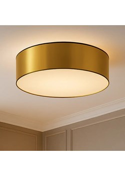 Złota lampa sufitowa do kuchni DUBAJ MIRROR fi - 60 cm z okrągłym abażurem ze sklepu Lysne w kategorii Lampy sufitowe - zdjęcie 184031269