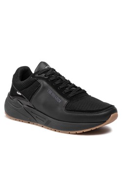 Sneakersy Trussardi 77A00467 Czarny ze sklepu eobuwie.pl w kategorii Buty sportowe męskie - zdjęcie 184032308