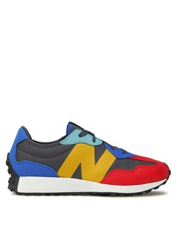 Sneakersy New Balance GS327BEN Szary ze sklepu eobuwie.pl w kategorii Buty sportowe dziecięce - zdjęcie 184032309
