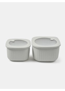 Sinsay - Pojemniki na żywność z pokrywką 2 pack - kremowy ze sklepu Sinsay w kategorii Dom - zdjęcie 184032568