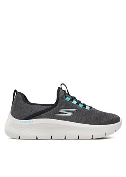Skechers Sneakersy Go Walk Flex 124956/BLK Szary ze sklepu MODIVO w kategorii Buty sportowe damskie - zdjęcie 184032747