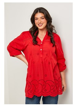 Curvy Lady Tunika w kolorze czerwonym ze sklepu Limango Polska w kategorii Bluzki damskie - zdjęcie 184033239