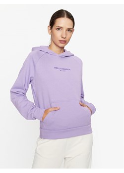 Helly Hansen Bluza Core 54033 Fioletowy Regular Fit ze sklepu MODIVO w kategorii Bluzy damskie - zdjęcie 184033299