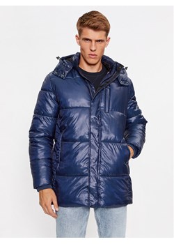 Guess Kurtka zimowa M3BL28 WFP50 Granatowy Regular Fit ze sklepu MODIVO w kategorii Kurtki męskie - zdjęcie 184034045