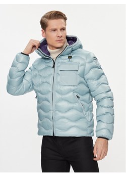 Blauer Kurtka przejściowa 23WBLUC02084 Błękitny Regular Fit ze sklepu MODIVO w kategorii Kurtki męskie - zdjęcie 184034457