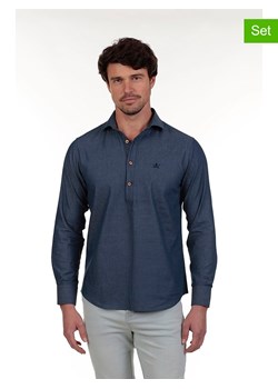 The Time of Bocha Koszule (2 szt.) - Regular fit - w kolorze granatowo-niebieskim - id: 17037056 - marki The Time Of Bocha - 184036796 The Time of Bocha Koszule (2 szt.) - Regular fit - w kolorze granatowo-niebieskim ze sklepu Limango Polska w kategorii Koszule męskie - zdjęcie 184036796