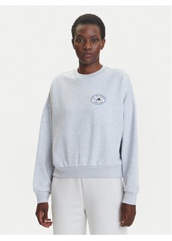 adidas Bluza Farmers Market Graphic JM4210 Szary Loose Fit ze sklepu MODIVO w kategorii Bluzy damskie - zdjęcie 184038407