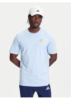 adidas T-Shirt Food Grilled Cheese Graphic JM6460 Błękitny Regular Fit ze sklepu MODIVO w kategorii T-shirty męskie - zdjęcie 184038425
