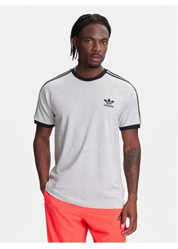 adidas T-Shirt adicolor Classics 3-Stripes JY1369 Szary Slim Fit ze sklepu MODIVO w kategorii T-shirty męskie - zdjęcie 184038539