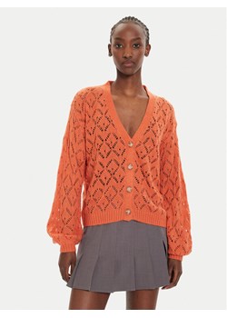Pepe Jeans Kardigan Hailey PL702218 Pomarańczowy Regular Fit ze sklepu MODIVO w kategorii Swetry damskie - zdjęcie 184038556