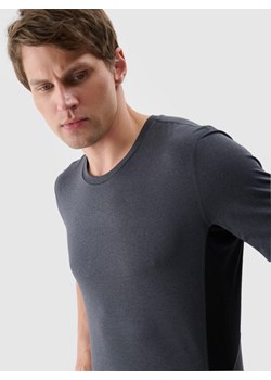Męska koszulka treningowa 4F 4FWSS25TFTSM1345 - granatowa ze sklepu Sportstylestory.com w kategorii T-shirty męskie - zdjęcie 184040847