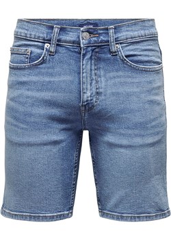 ONLY &amp; SONS Szorty dżinsowe &quot;Weft&quot; w kolorze niebieskim ze sklepu Limango Polska w kategorii Spodenki męskie - zdjęcie 184041726