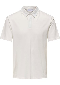 ONLY &amp; SONS Koszulka polo &quot;Gordon&quot; w kolorze białym ze sklepu Limango Polska w kategorii T-shirty męskie - zdjęcie 184041888